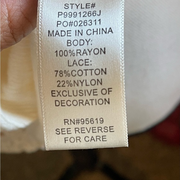 JohnPaulRichard Cream Lace Detail Blouse - Picture 4 of 5